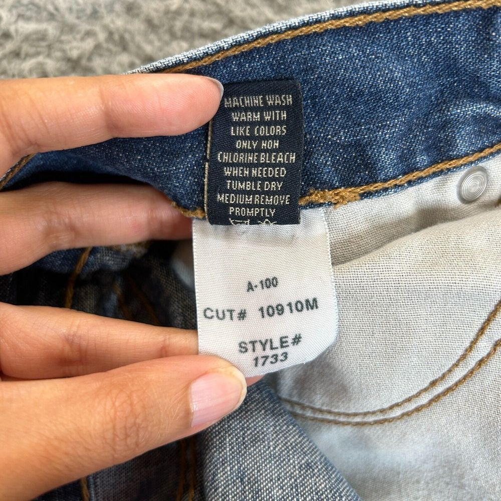 American Eagle Outfitters Skirt Size 10 Denim Front Slit 5 Pocket Mini - Picture 8 of 9